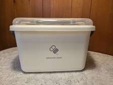 2 Tier Medium Capacity Medicine Box For Home, Medicine Storage First Aid Kit New