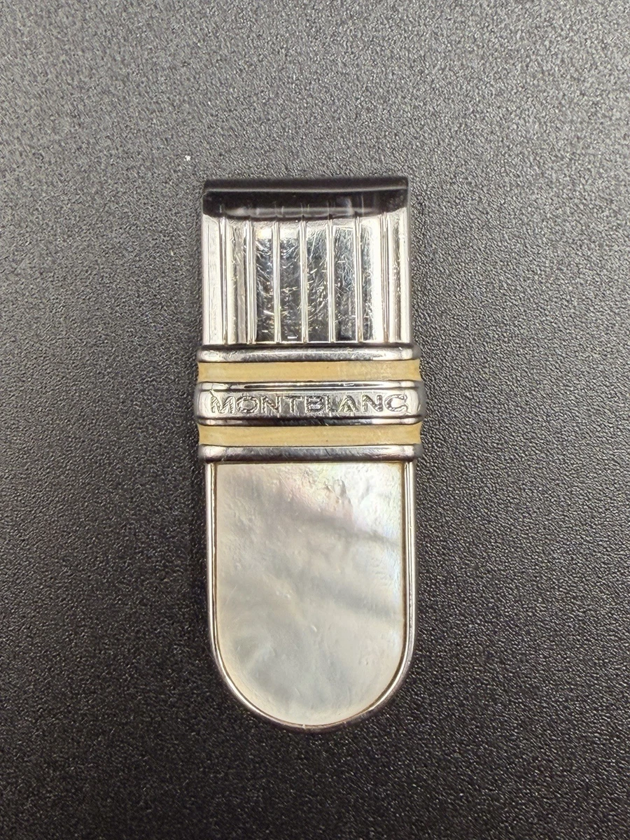 MONTBLANC カフスリンクス_navy mother of pearl Montblanc Mother of