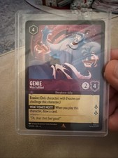 Disney Lorcana Azurite Sea Genie Wish Fulfilled 53/204 EN6 Rare Non-Foil Card