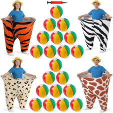 Granny Pants Yard Game Set - 4 Big Pants, 20 Balls  Pump for Outdoor Fun
