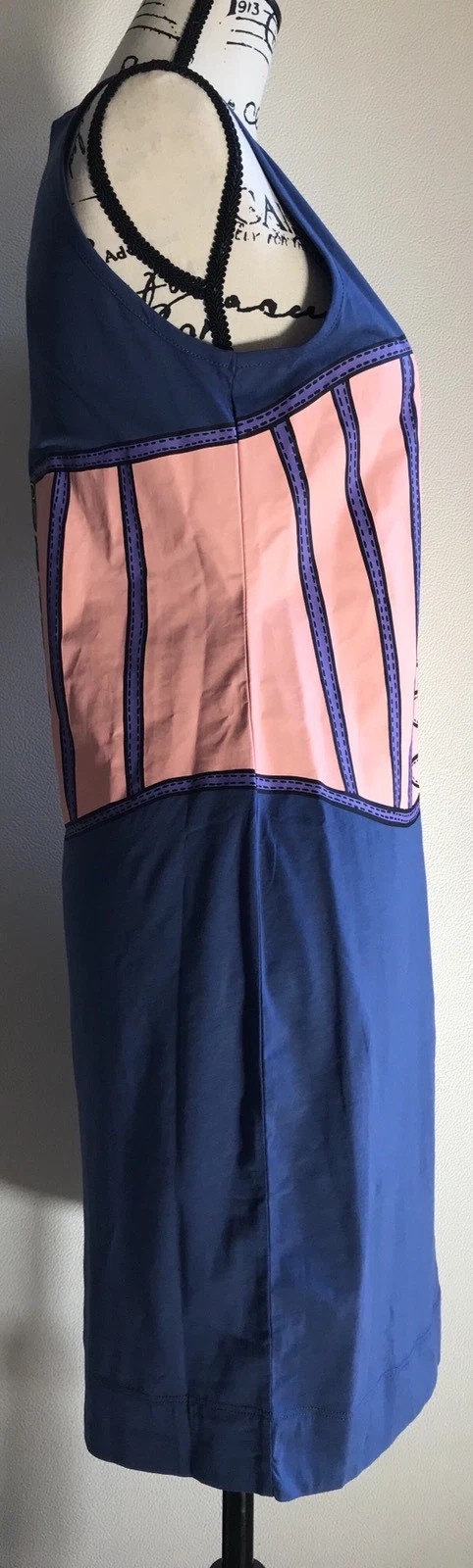 ABITO DA SERBATOIO LOVE MOSCHINO CORSETTO GRAFICO SENZA MANICHE taglia 6