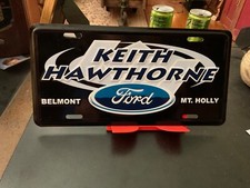 Dealership License Plate Keith Hawthorne Ford Belmont Mt. Holly NC Metal Rustic