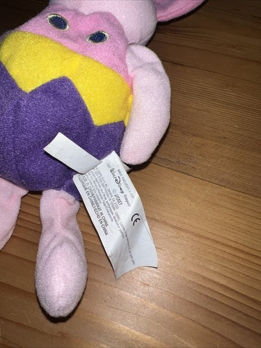 VINTAGE 8” WINNIE THE POOH EASTER EGG PIGLET DISNEY SOFT PLUSH TOY ❤️ - Picture 4 of 4