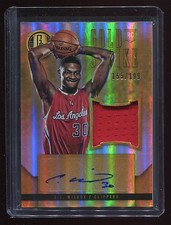 2014-15 Gold Standard Strike Jersey Autograph Rookie #27 C.J. Wilcox RC 155/199