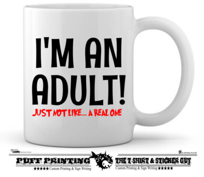 IM AN ADULT Freund/Freundin Hochzeitsgeschenke Geburtstag F&F GEBURTSTAGE lustig