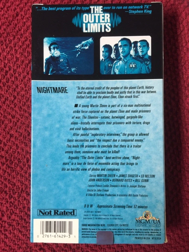 Outer Limits - "Nightmare" (VHS, 1988) Foto 2 de 2