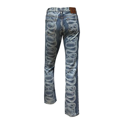【DISCERNMENT】Snake flap button denim pants HYSTERICS Snake Print Denim Pants | eBay
