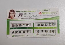 20 Sets Dental Orthodontic Metal Brackets Mini Roth 022 345 hooks Mesh Base