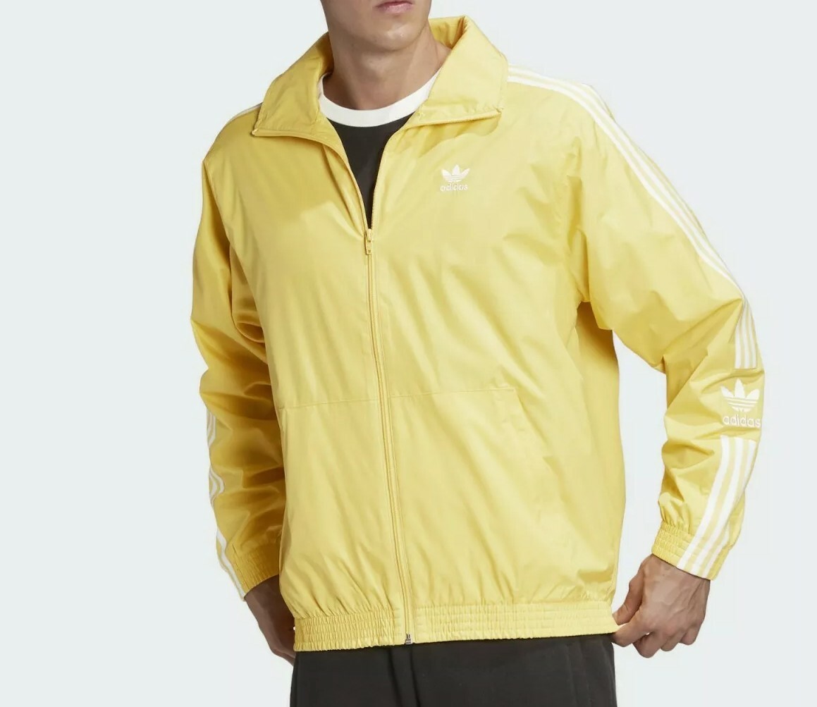 adidas Originals Track Zip Up Jacket Trefoil Yellow Multiple Men's