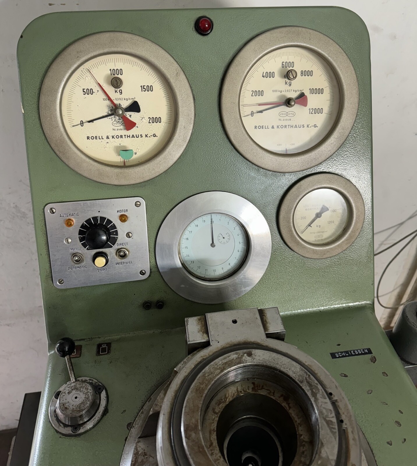 Roell Korthaus BP612 Blechprüfmaschine elektrohydraulisch Materialprüfung – Bild 8