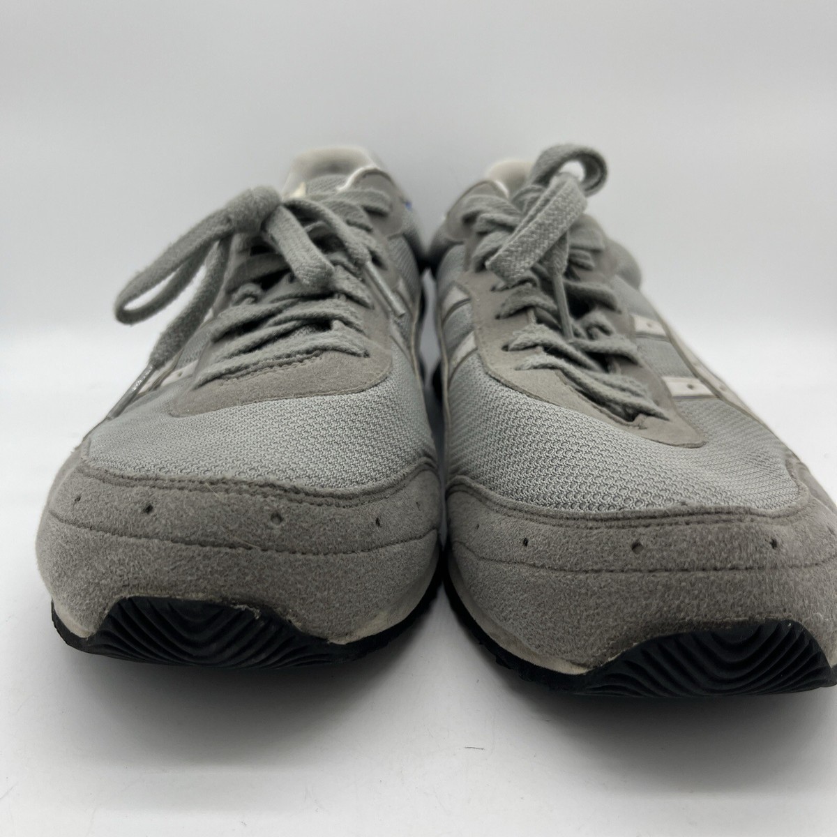 ASICS HQ80K Vintage Style Running Casual Gray Blue White ASICS HQ80K Vintage Style Running Casual Gray Blue White