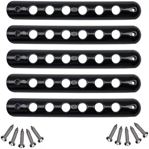 New Aluminum Door Grab Handle Inserts Cover Trim for 07-18 Jeep Wrangler JK - Foto 11 di 14