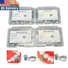 50pc/Box Dental Reel Type Matrix Bands Contoured Matrices Anatomically Shaped M6
