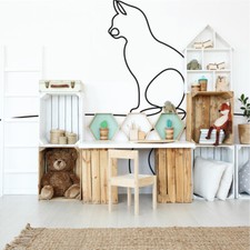 VINYL Fototapete Kinderzimmer XXL TAPETE Kätzchen Abstrakt 3428