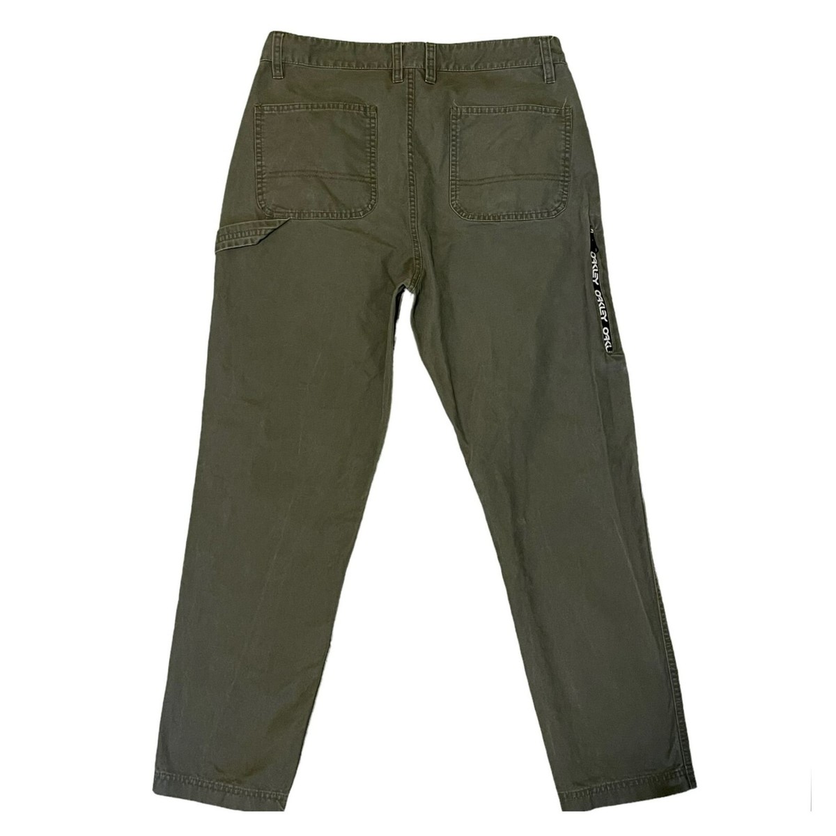 Oakley Icon Worker Pants Custom Fit Dark Brush Green Men's Size 32