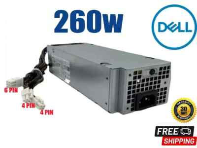 Dell Optiplex 7080 7090 L260AM H260EBM JJ4YW WYHR8 H260EBM-01 Power Supply