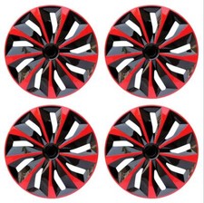 For 15 Set Of 4 Wheel Rim Covers Full Rim Snap On Hub Caps Fit R15 Tire