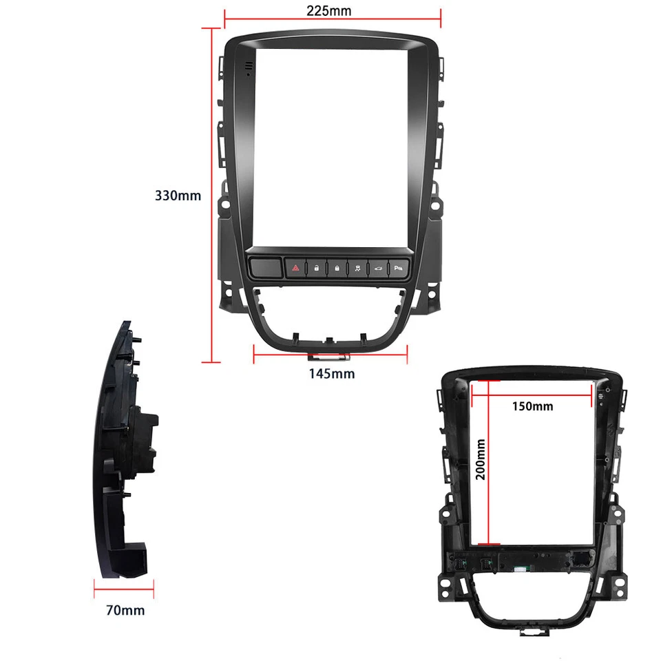9.7" Android 15 Carplay Autoradio Für Opel Astra J Buick EXCELLE Verano GPS Navi - Bild 3 von 4