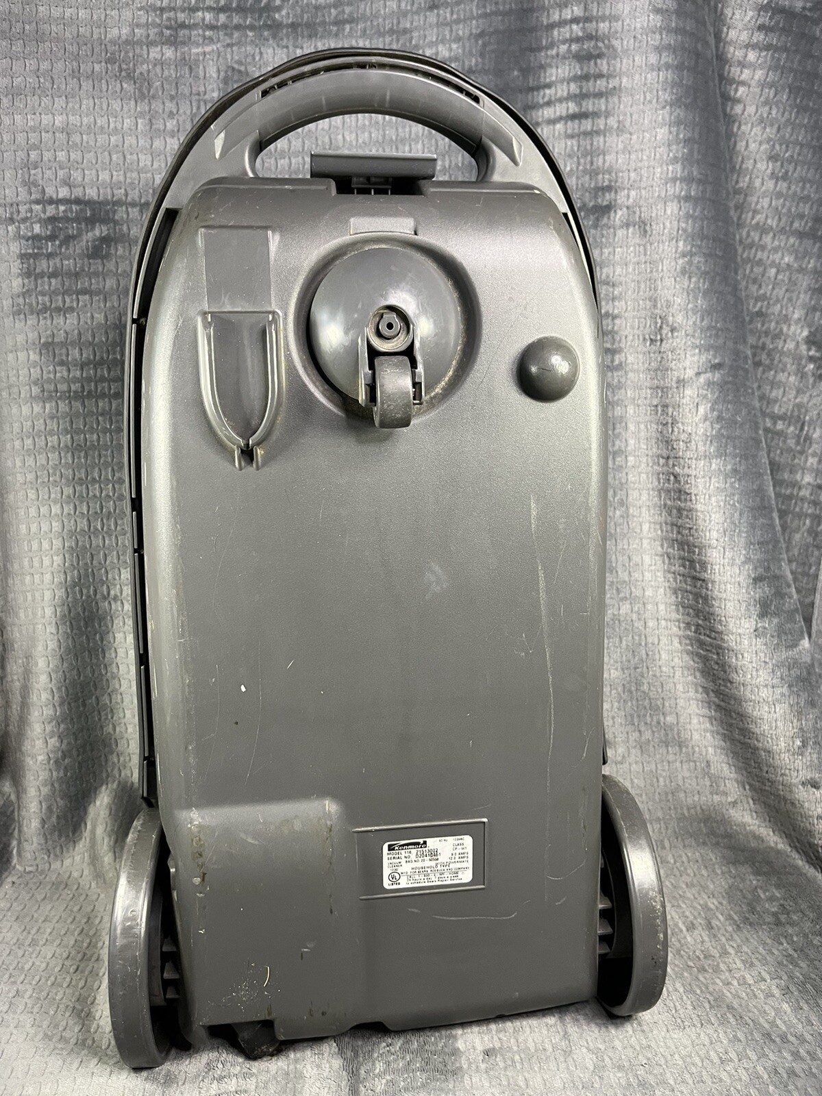 Kenmore Whispertone Model 116 Vacuum Cleaner Canister Only Red W/ 2