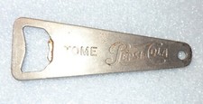 VINTAGE PEPSI USA MADE TOME PEPSI-COLA METAL BOTTLE OPENER 1-3/8" X 4" VAUGHAN