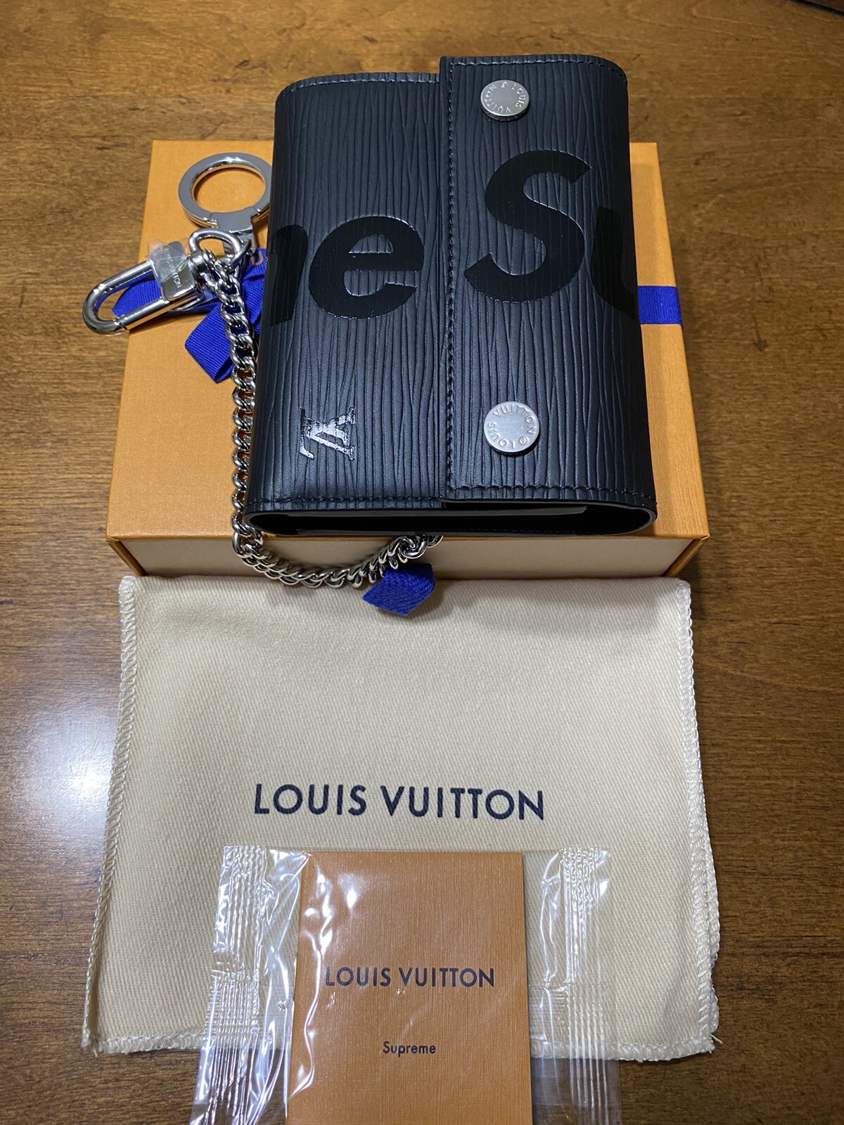 louis vuitton and supreme wallet