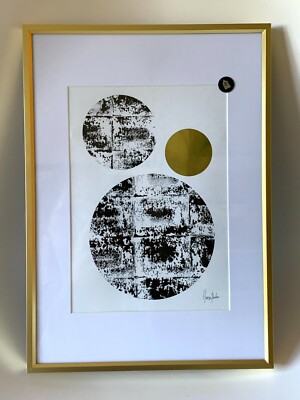 Dänischer Hausarzt Goldrahmen Illustration Passepartout Dekor Wand Innenraum
