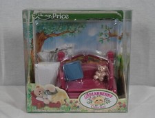 RARE DISCONTINUED FISHER PRICE TOYS BRIARBERRY BEARS SOFA BED SET NEW IN PACKAGE