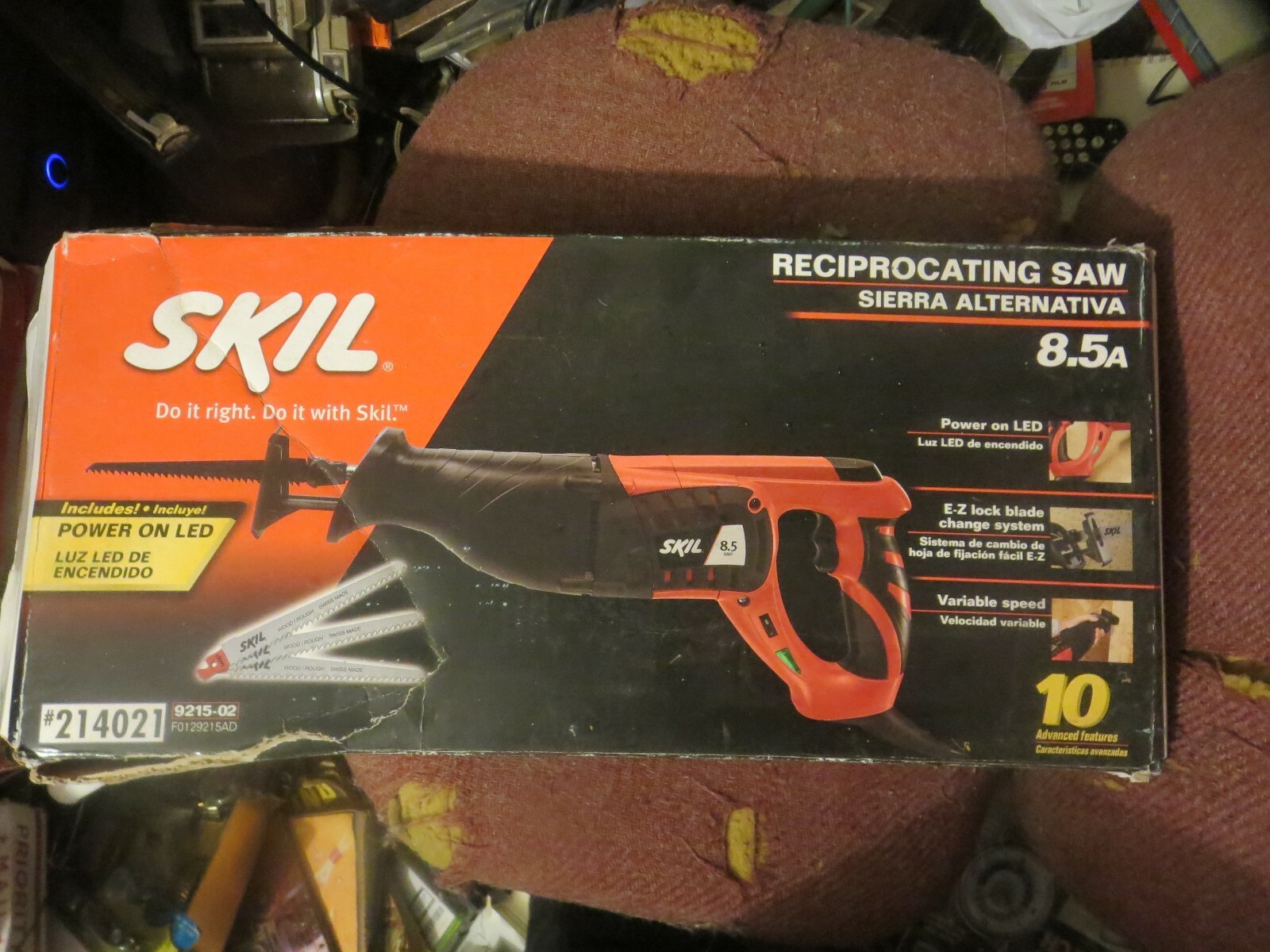 SKIL 9215-02 8.5 Amp Reciprocating Saw 