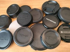 ■Ship to Japan only■ Used Camera Lens/Body Cap – Mixed Brands & No Brand