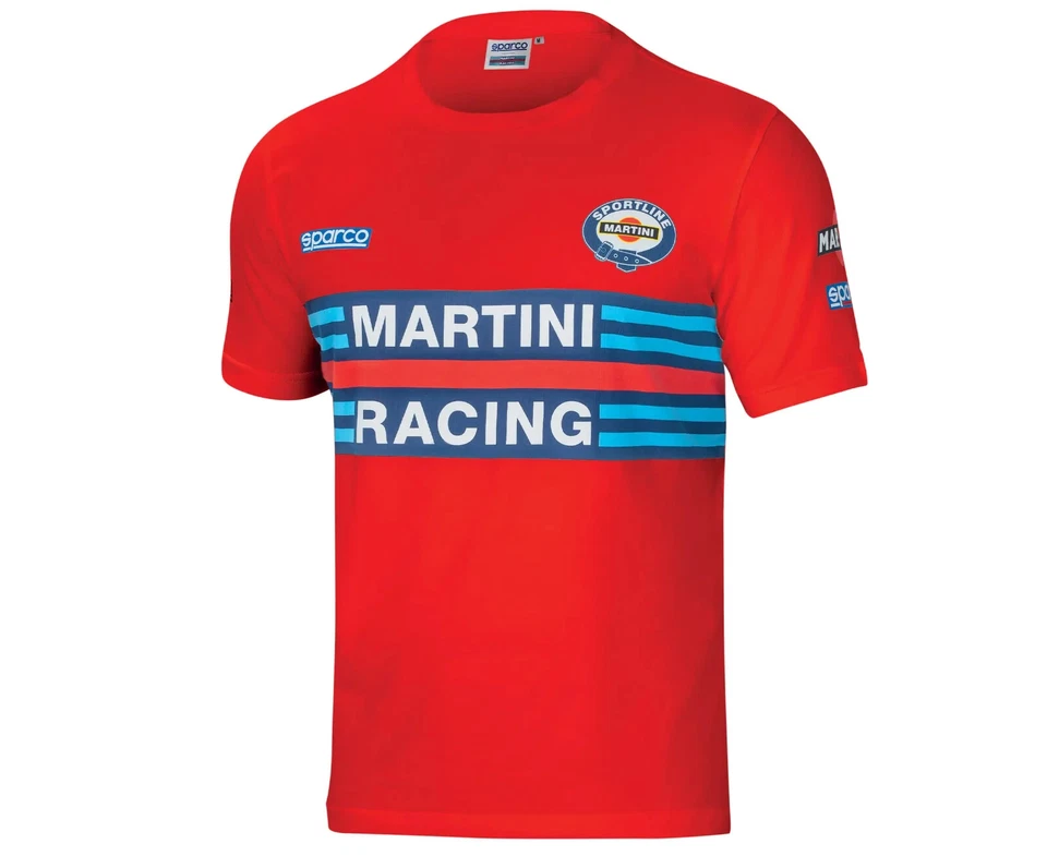 SPARCO T-Shirt im Martini Racing Design Rennsport Herrenshirt
