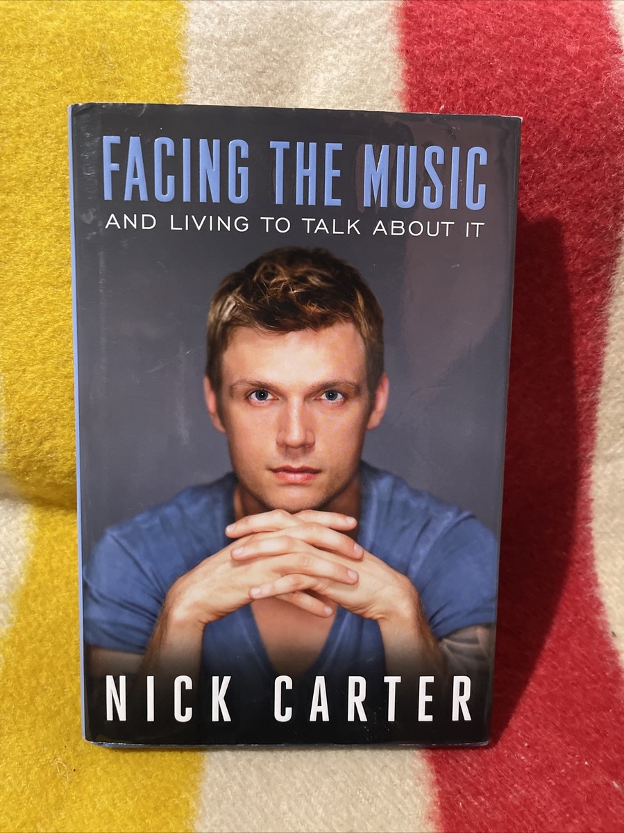 SIGNED IN PERSON NICK CARTER~Facing the Music & Living to Talk
