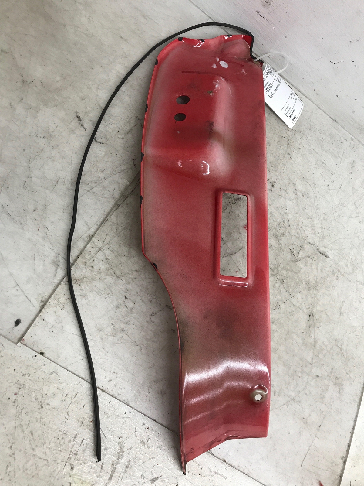 2000-2005 FERRARI 360 MODENA SPIDER LEFT INNER PANEL COVER RED(322) 65536511 OEM