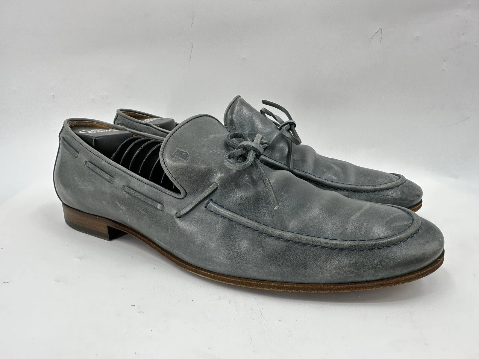 TOD’S Mocassini Tod's in azzurro antico taglia 10 EU 11 USA Made In Italy 