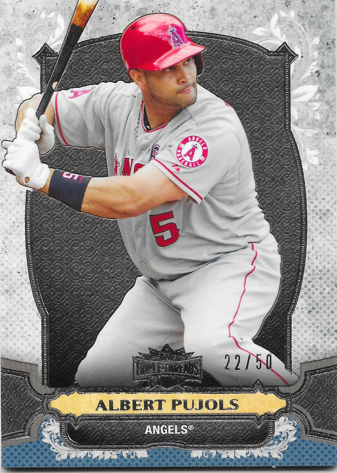 2014 Triple Threads Albert Pujols 22/50 Onyx Parallel #72