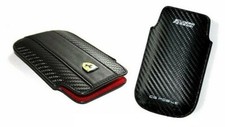 Ferrari Leder Tasche Carbon Case Hülle Apple iPhone 2 G 3 GS 4 4S Ipod Touch OVP