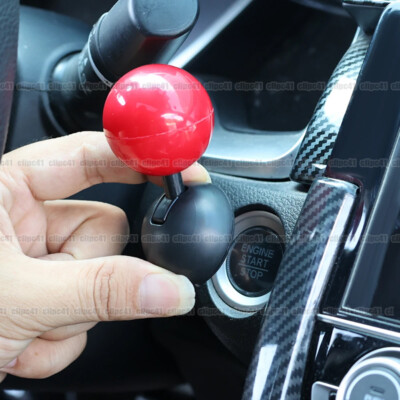 Red Car One Button Engine Start Stop Lever Cover Push to Start Button Rocker,