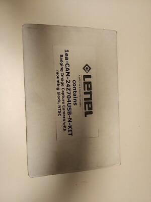 Lenel ~ CAM-24Z704USB-N-SYS ~ Badging Image Capture Camera w/ Mounting Block