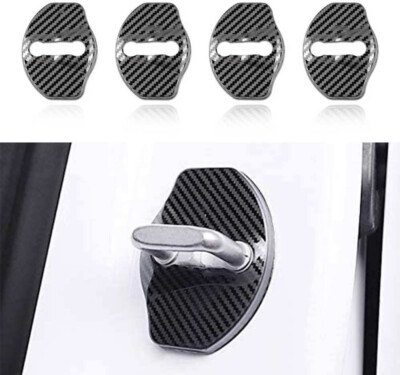 4PCS Tesla Door Lock Cover for Model 3 Y Car Door Guard Lock Tesla Accessories