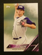 2016 Topps Pro Debut, Winston-Salem Dash - SPENCER ADAMS