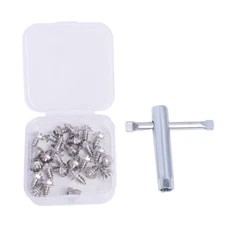 Screw-in Wading Boot Studs, Non Slip Screws 26 PCS and One Tool