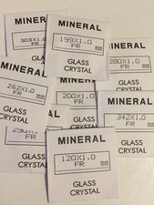 watch glass replacement,1mm thick, from 12mm to 36mm fast shipping