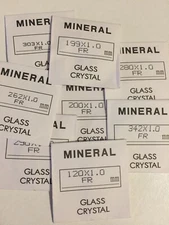 watch glass replacement,1mm thick,  12mm to 36mm fast shipping