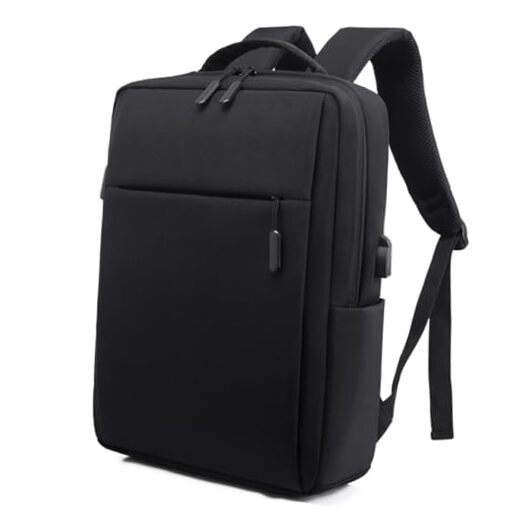 Sleek Black 15.6 Inch Lightweight Laptop Backpack for Business & Commuting-image