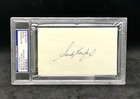 Sandy Koufax Signed Autograph Index Card Psa/Dna Certified Slabbed