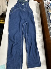 Liberty Men  s Bib Overalls Size Large  Blue Denim Workwear Overalls