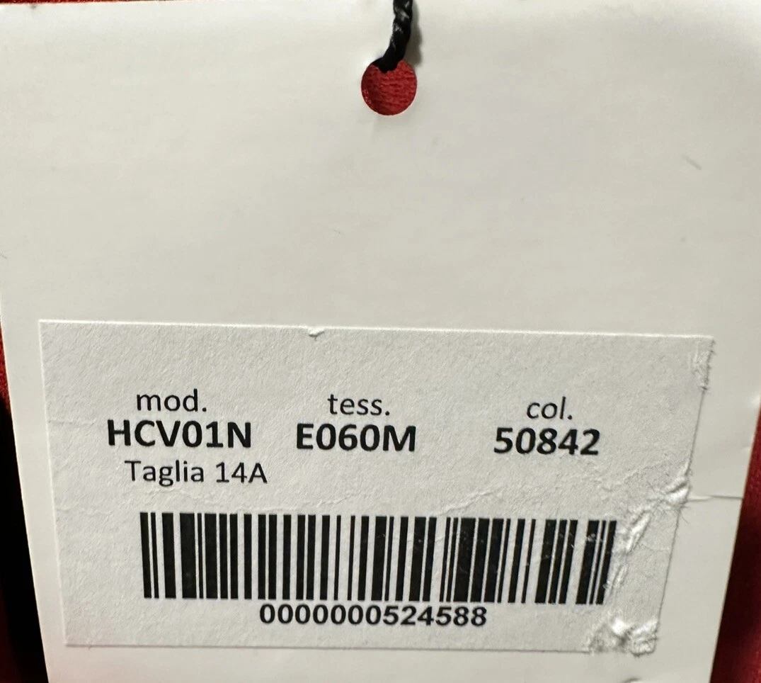 Abito Moschino bambina rosso con logo Teddy taglia 14A