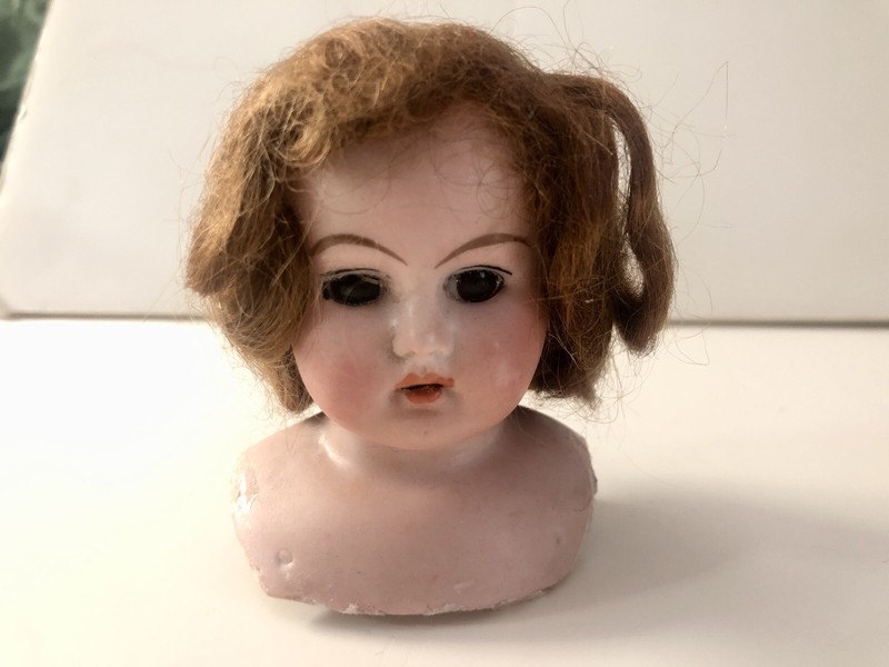Heinrich Handwerck Doll Head With Shoulder Plate Made In Germany