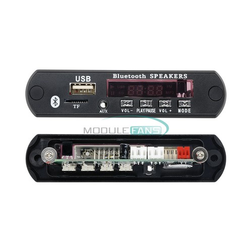 Car Bluetooth MP3 WMA Decoder Board With Remote Control AUX TF USB FM Radio - Afbeelding 8 van 9