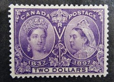 nystamps Canada Stamp # 62 Mint OG H UN$2000 VF D26x752