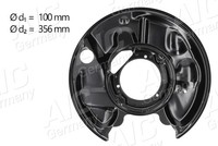 AIC Ankerblech Spritzblech Bremsscheibe Hinten Links FüR Mercedes SLK C-Klasse
